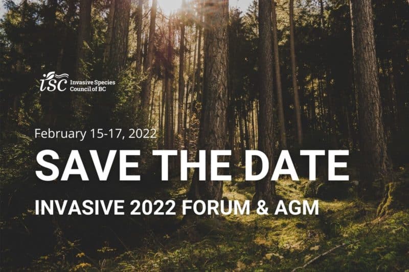 Save the Date: INVASIVES 2022 Forum & AGM
