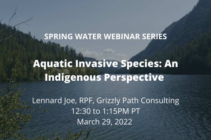 Webinar: Aquatic Invasive Species – An Indigenous Perspective