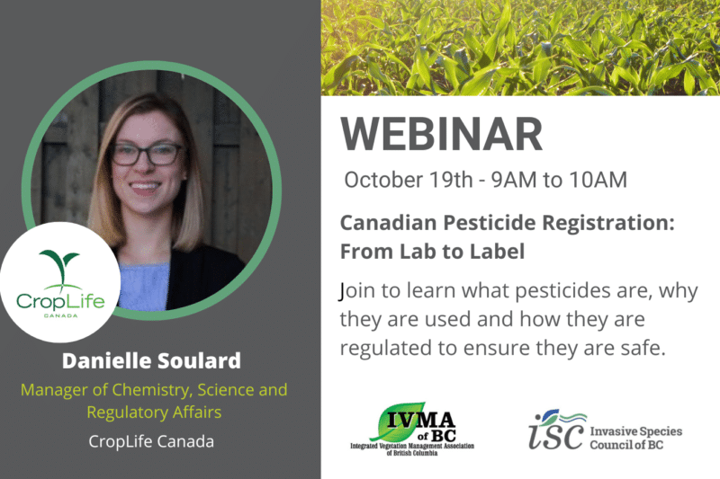 Webinar: Canadian Pesticide Registration – From Lab to Label